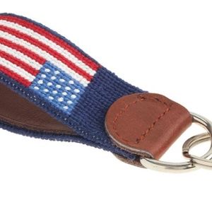 COPY - American Flag Needlepoint Key Fob